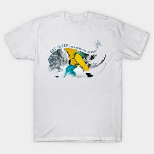 Eat Sleep Snowboarding Repeat T-Shirt